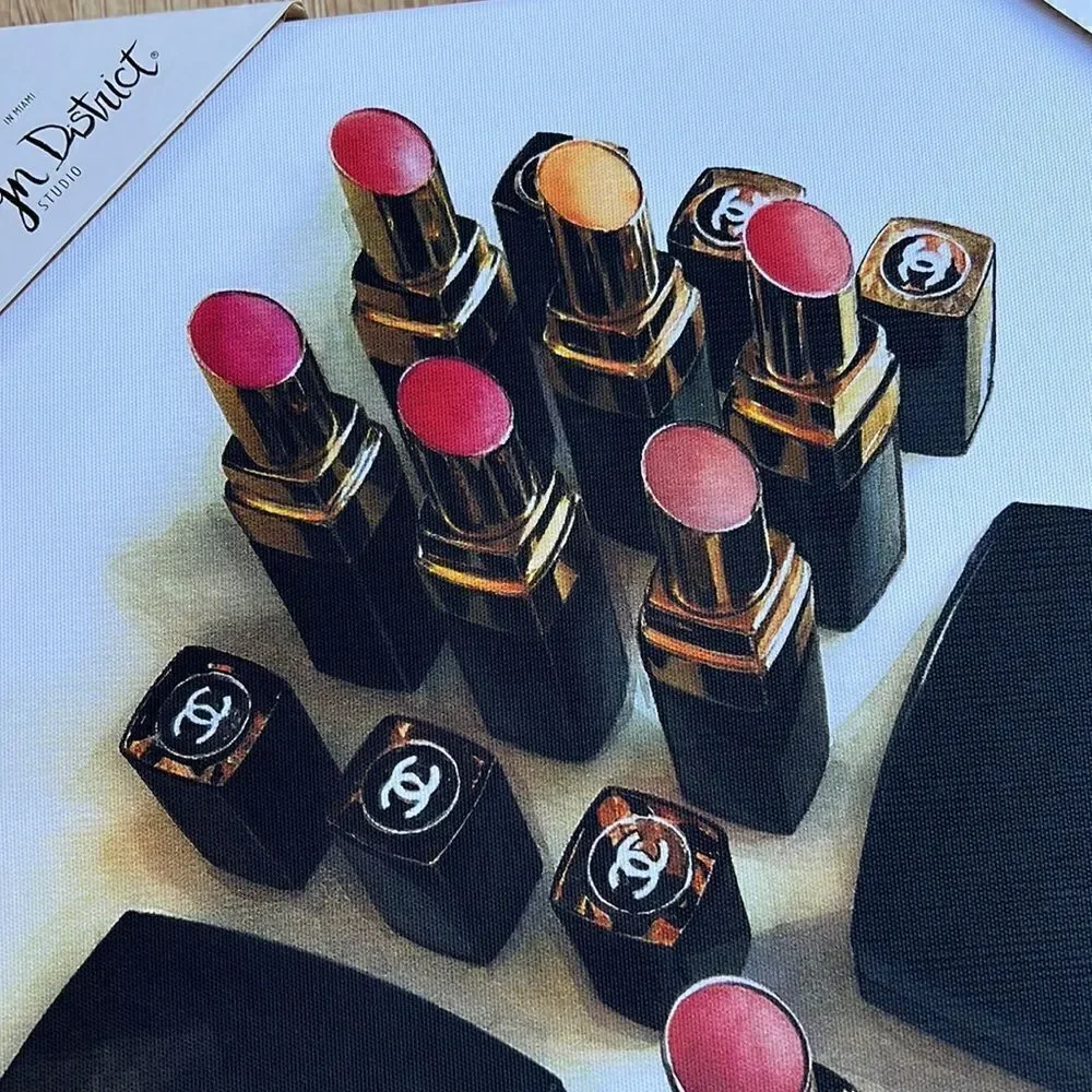 Design District Studio Chanel Makeup Wall Hanging Print